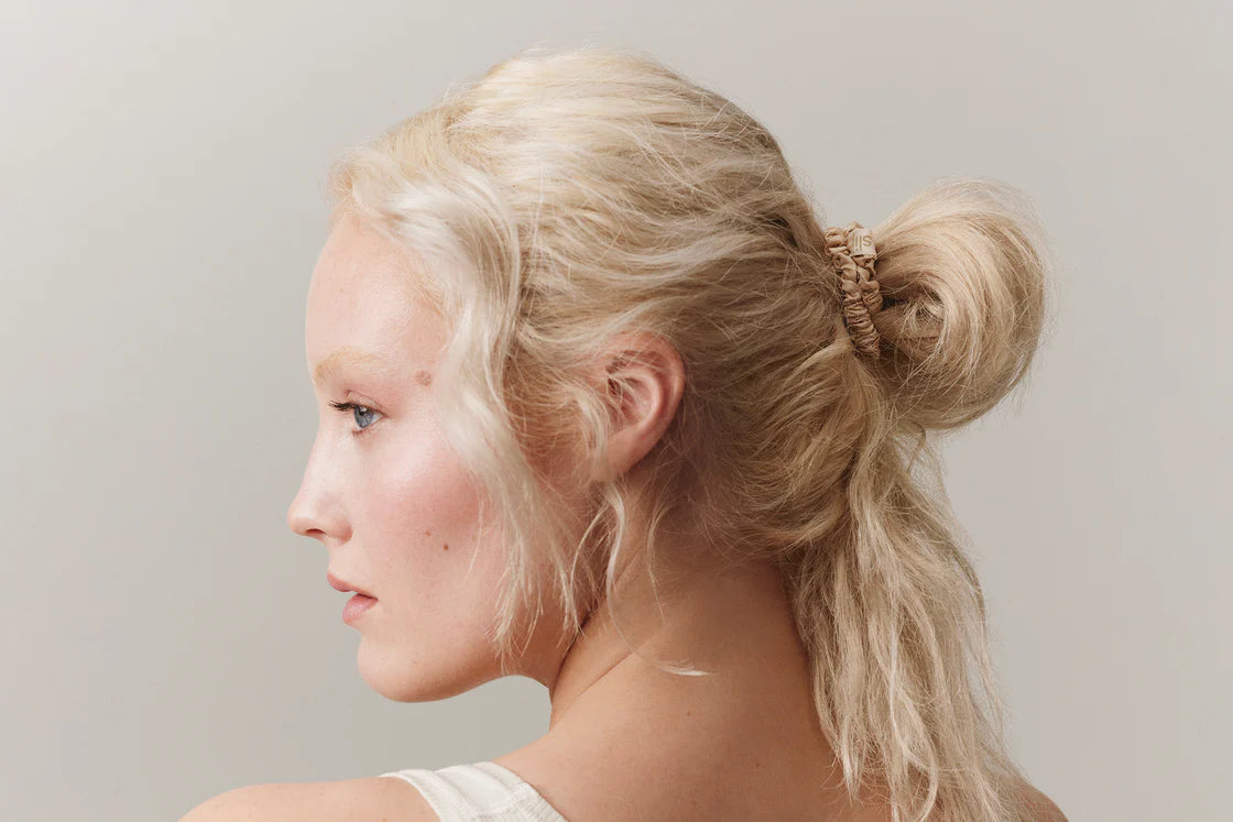 Slip Back To Basics Blonde Skinny Scrunchies