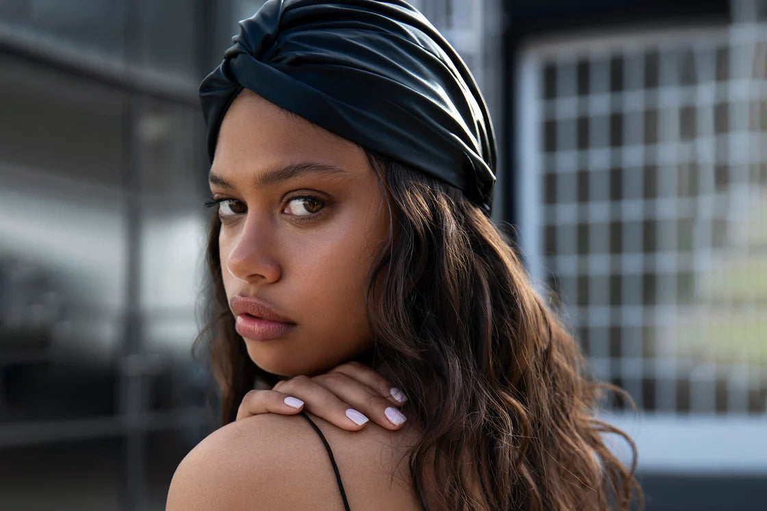 Slip Black Turban