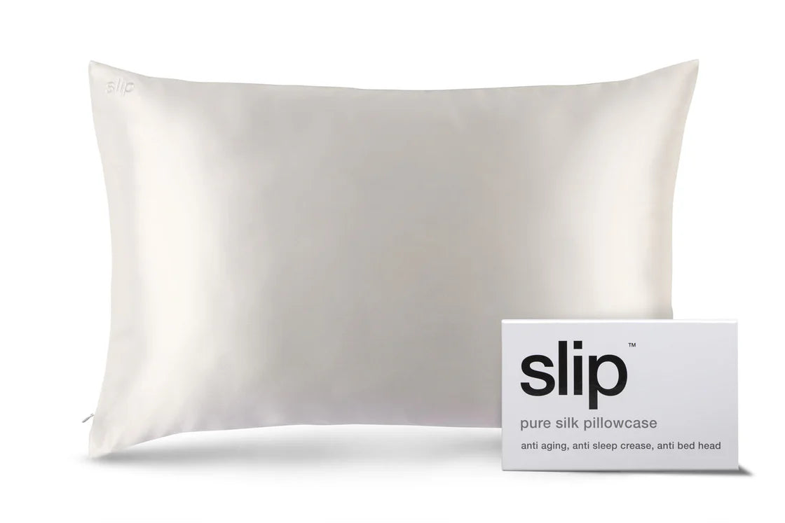 Slip White Queen Zippered Pillowcase
